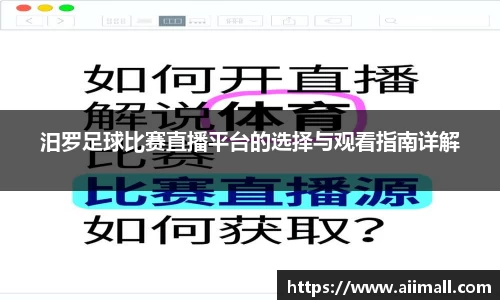 汨罗足球比赛直播平台的选择与观看指南详解